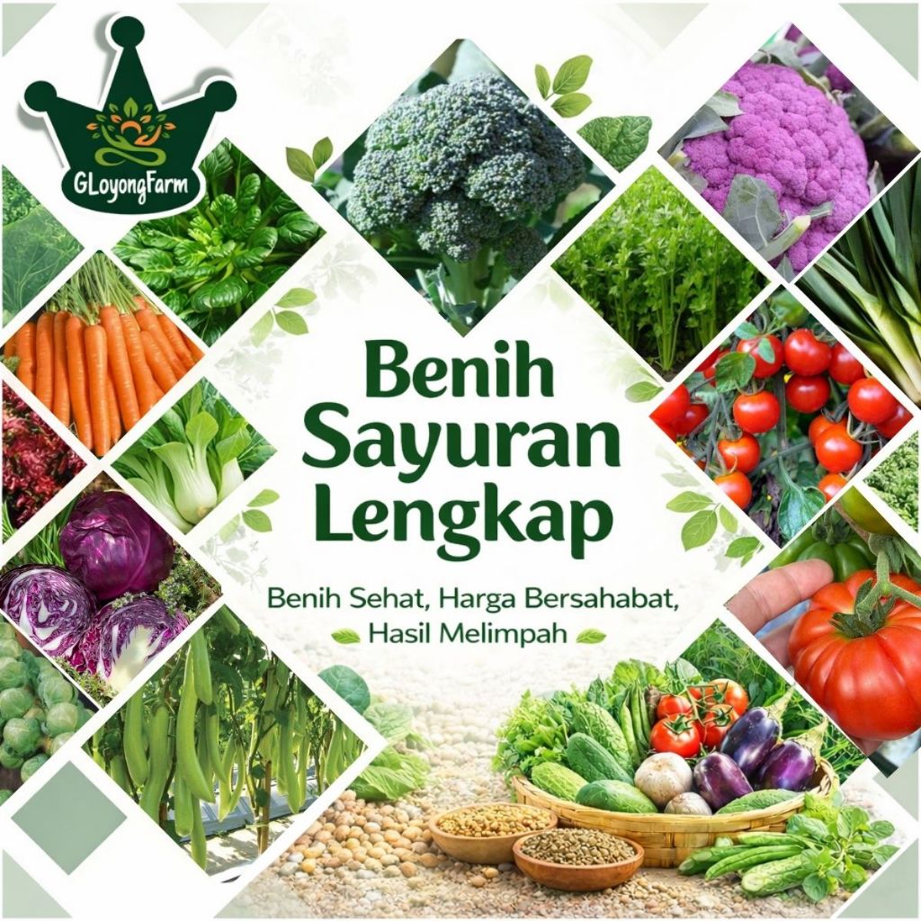 Benih Sayuran Lengkap - Bibit Sayuran Lengkap