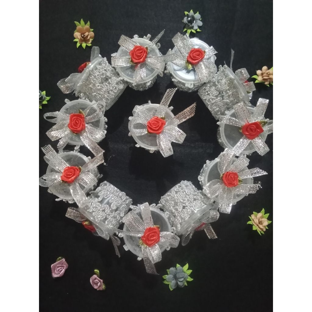 kotak bunga rampai viral 1 pak isi 12 buah