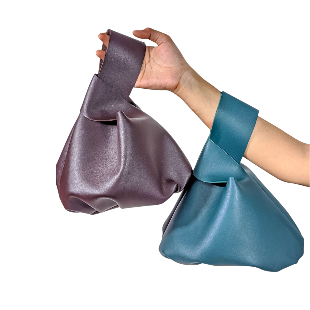 Tote Bag Jinjing/ Tas Hampers Serbaguna Simple Kulit Imitasi PU Leather Tebal Premium Miniso Souveni