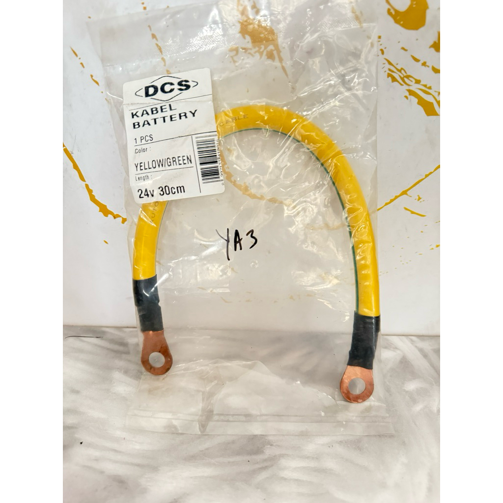 Kabel aki 24v 30cm untuk truk, bus, atau alat berat dengan sistem kelistrikan 24 volt