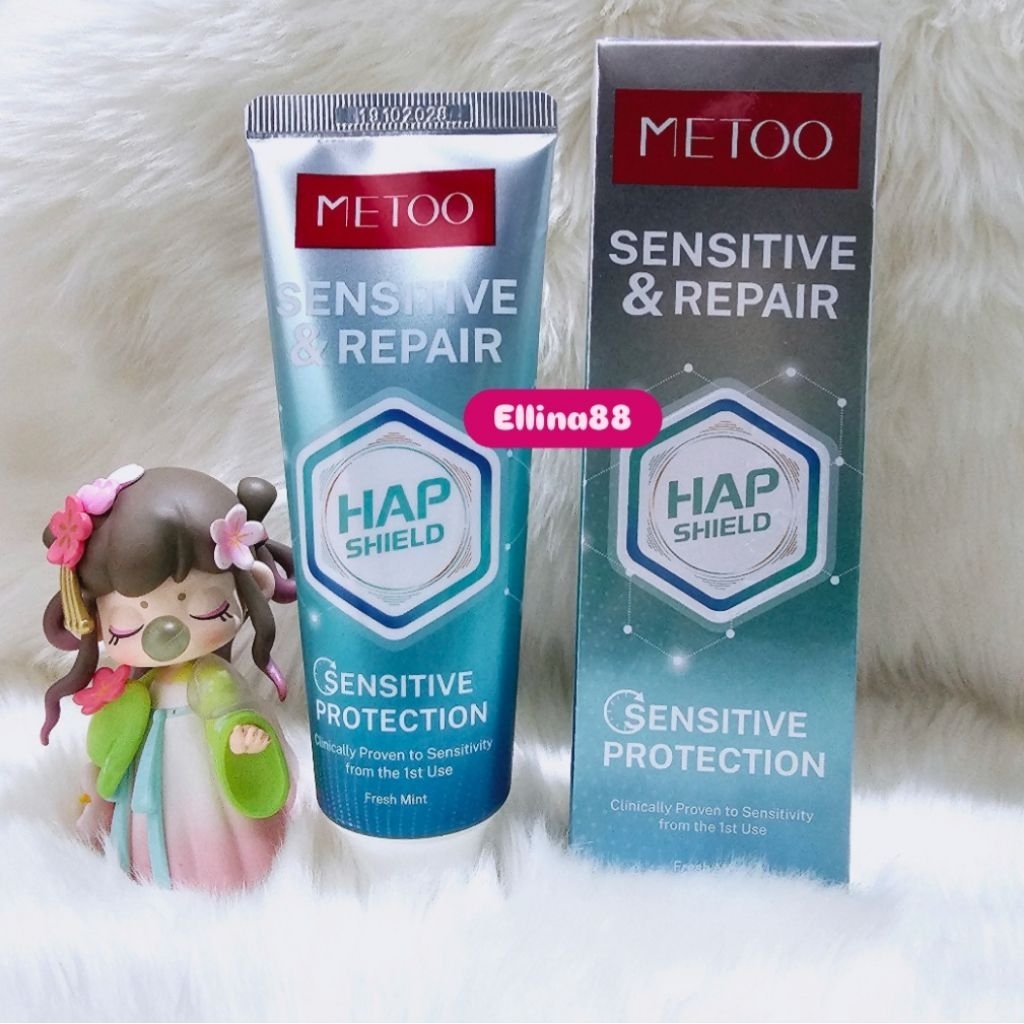 Metoo Pasta Gigi HAP Shield Fresh Mint 100gr | Pasta Gigi Untuk Gigi Sensitif