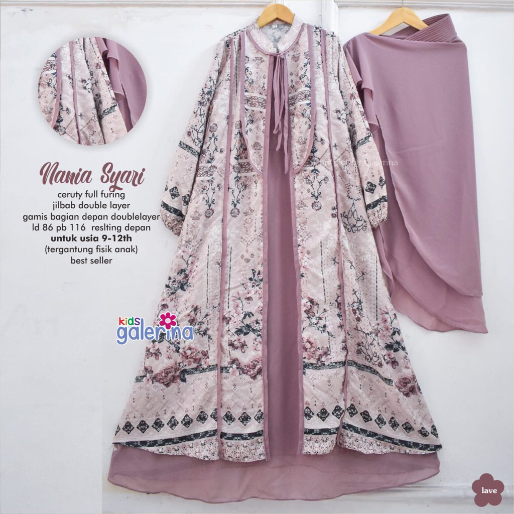 (Goodilkids) NANIA SYARI TEEN KIDS GAMIS ANAK TANGGUNG