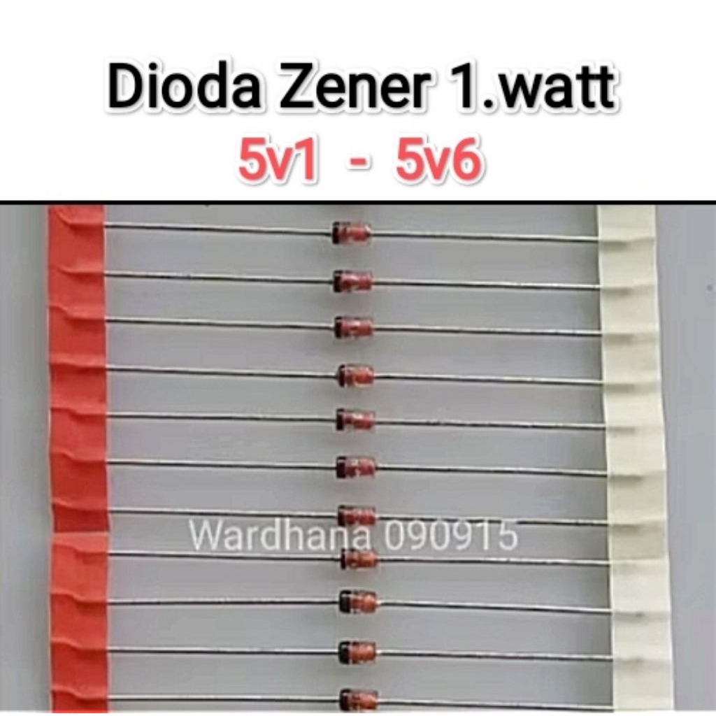 Dioda Zener 1 watt 5v1 5v6 Dioda Zener 1watt