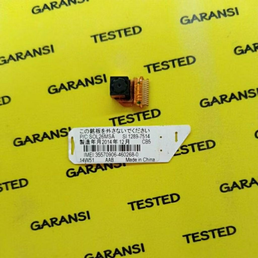 Kamera Depan SONY Z3 PM-0803-BV SOL26MSA Ori Cabutan Tested Normal Lancar Siap Pasang Garansi Origin