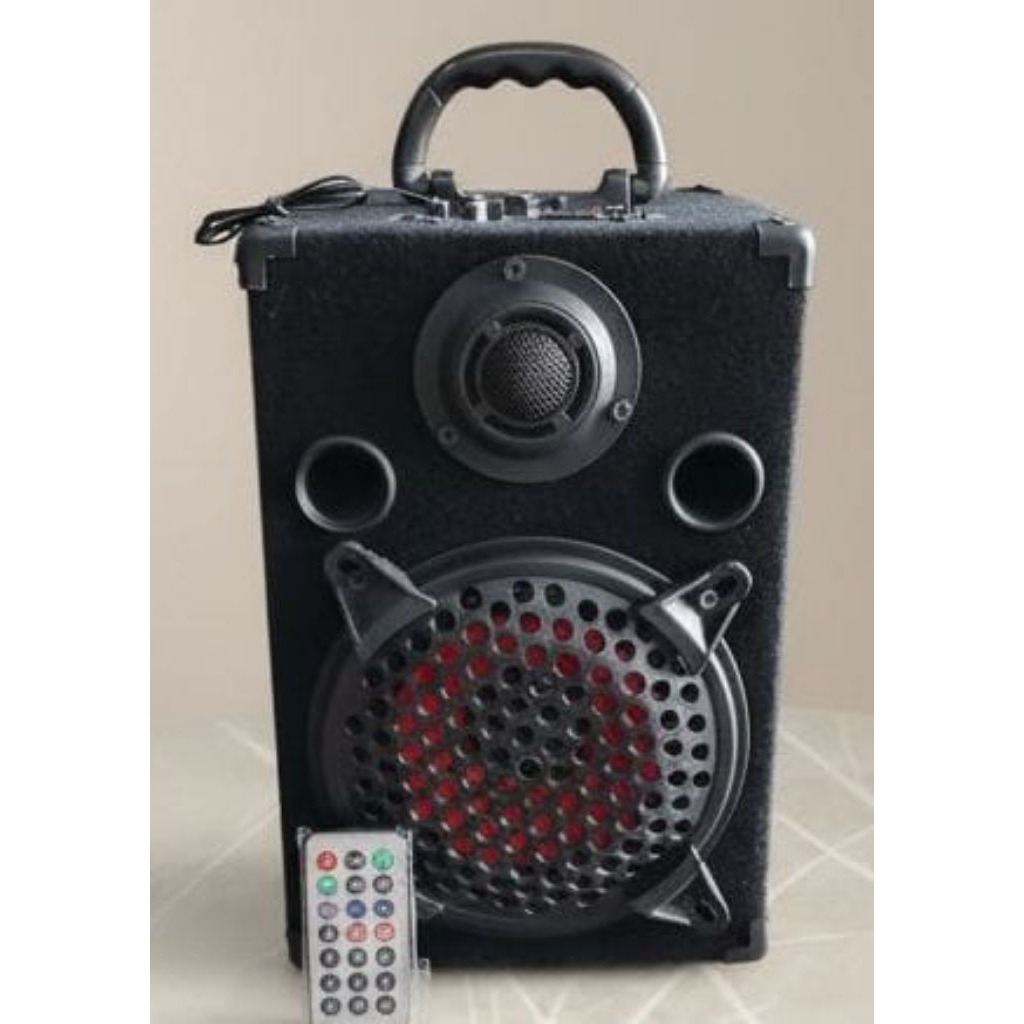 Salon Speaker Aktif Bluetooth Karaoke Bass Mantap