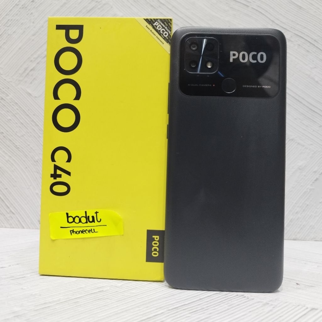 POCO C40 4/64GB 3/32GB HANDPHONE BEKAS SECOND FULLSET