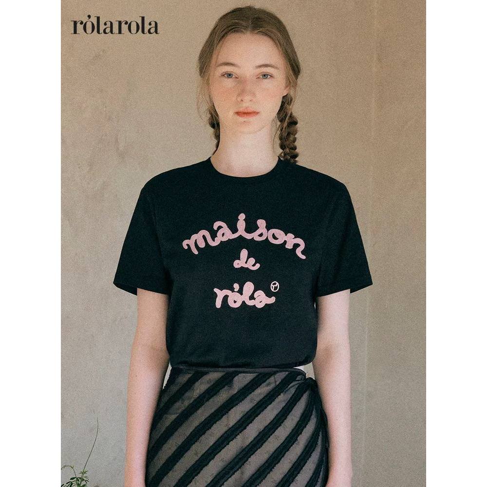 Kaos Maison de Rola Premium | Kaos Basic Wanita Unisex | F416 Top Maison de Rola