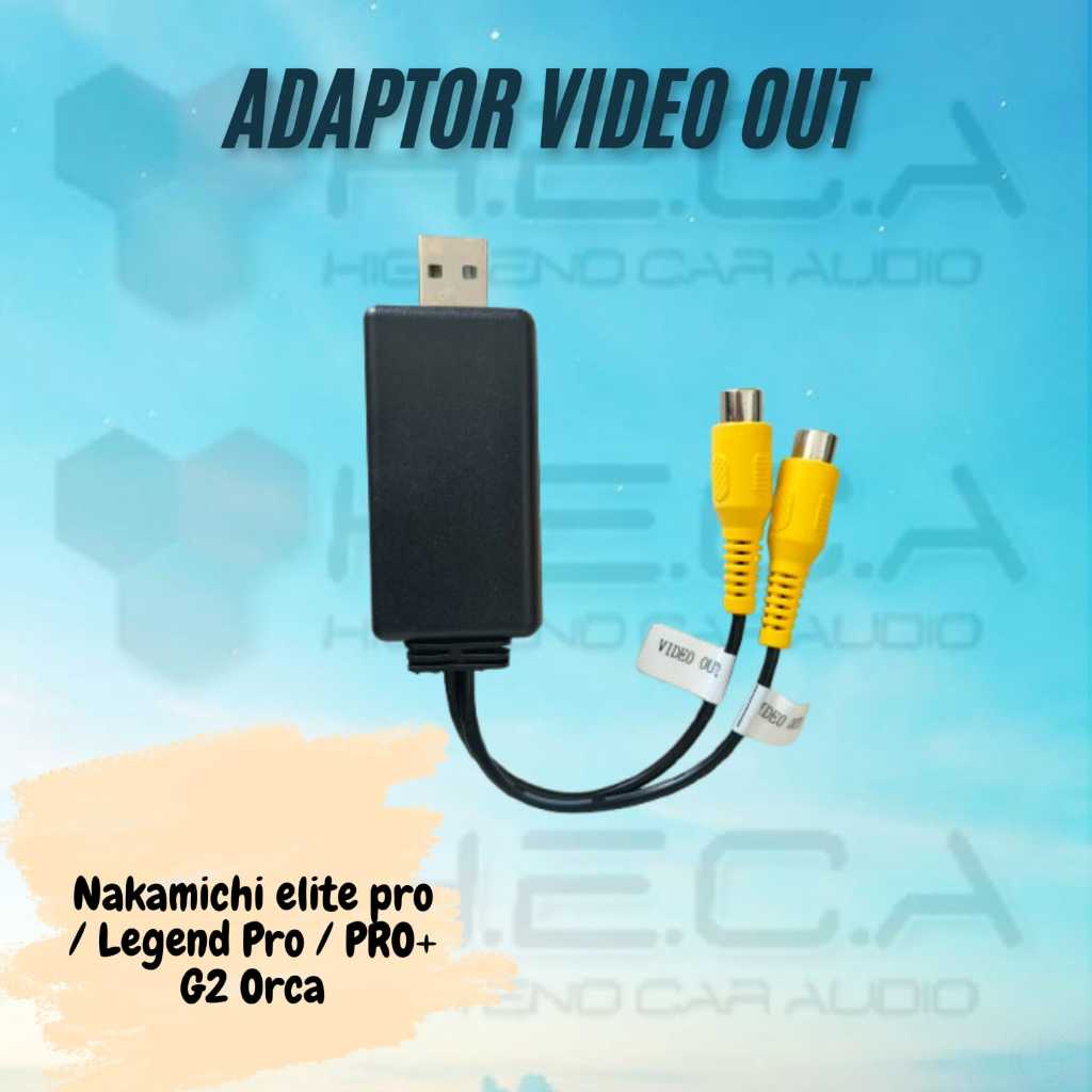 Adaptor Audio Video Out AV Nakamichi Elite PRO Nakamichi Legend PRO ORCA PRO+ G2