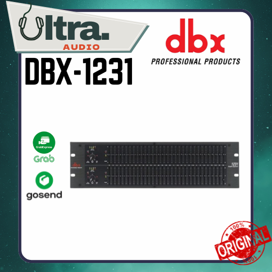 DBX 1231 / DBX1231 / DBX-1231 Equalizer 2X31 Band ORIGINAL