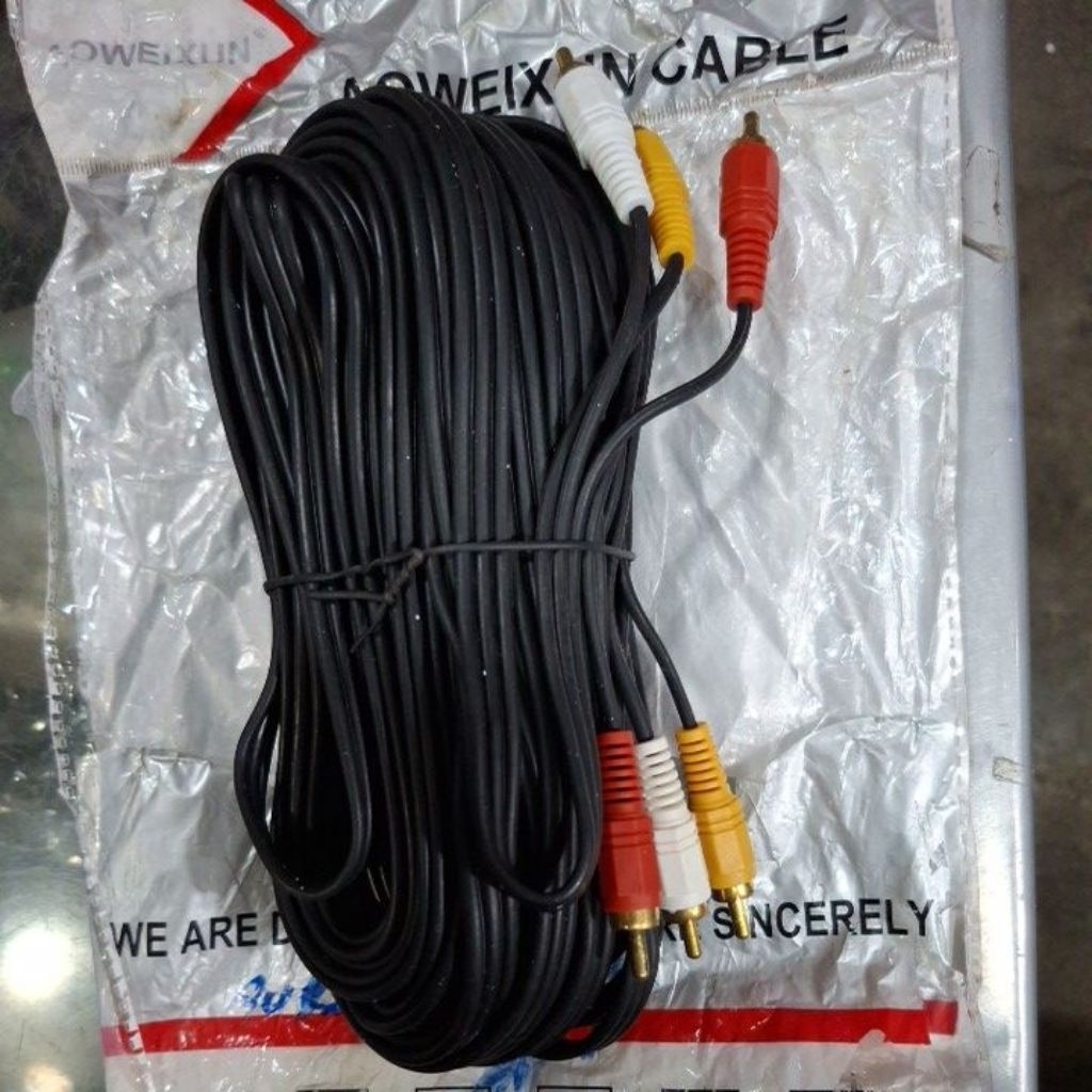 kabel RCA 3ke3 panjang 15m