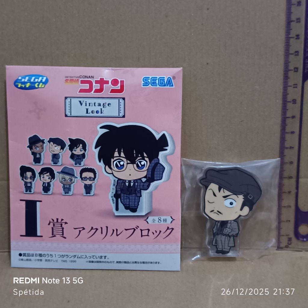 Acrylic Block Detective Conan Kogoro Mouri (corotto)