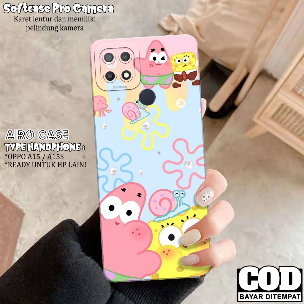 Softcase Oppo A15 / A15S - Fashion Case KARTUN - Casing Oppo A15 / A15S - Case Hp Oppo A15 / A15 Ter