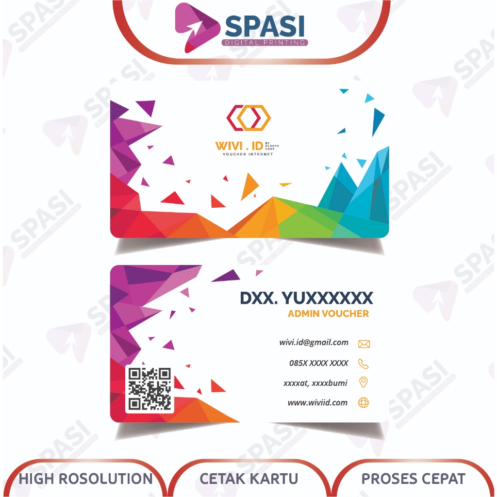 JASA DESAIN / CETAK / KARTU NAMA / ID CARD / DSB
