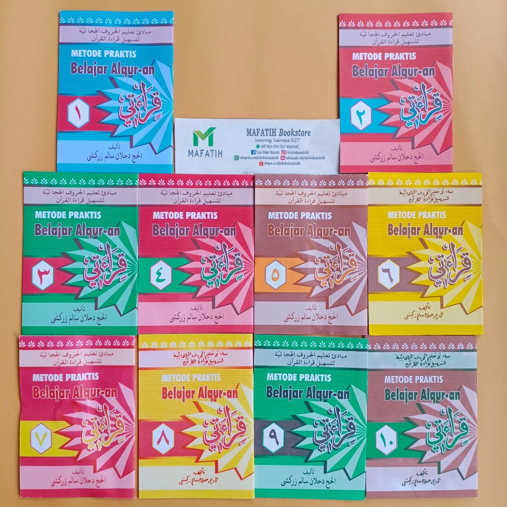 Buku Qiroati per JILID Metode Praktis Belajar Al-Quran Qiro'ati Qiraati H Dahlan Salim Zarkasyi