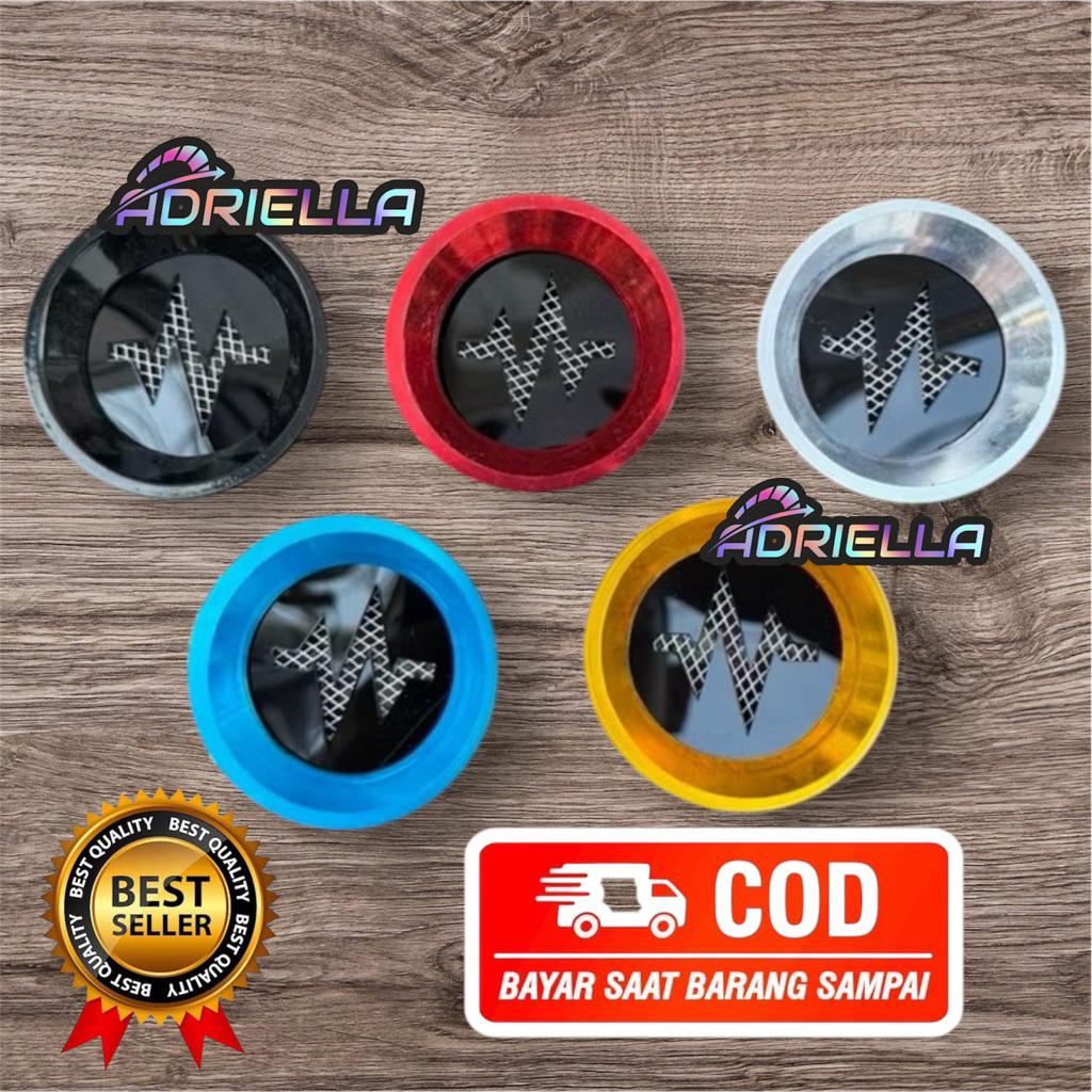 Corong karbu velocity filter udara veloscope Motif detak jantung Corong Box filter Variasi motor bea