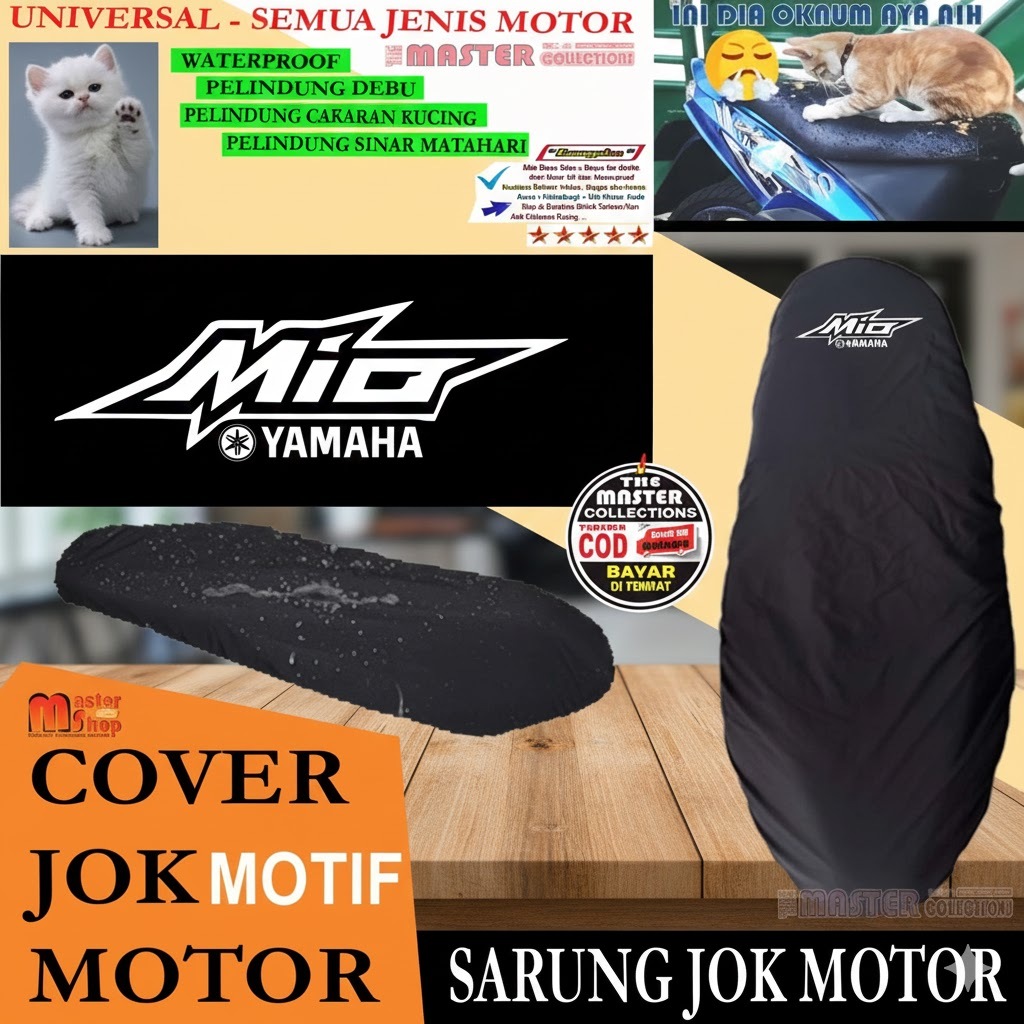 sarung jok motor YAMAHA MIO M3 125 SPORT S GEAR SOUL FINO XRIDE