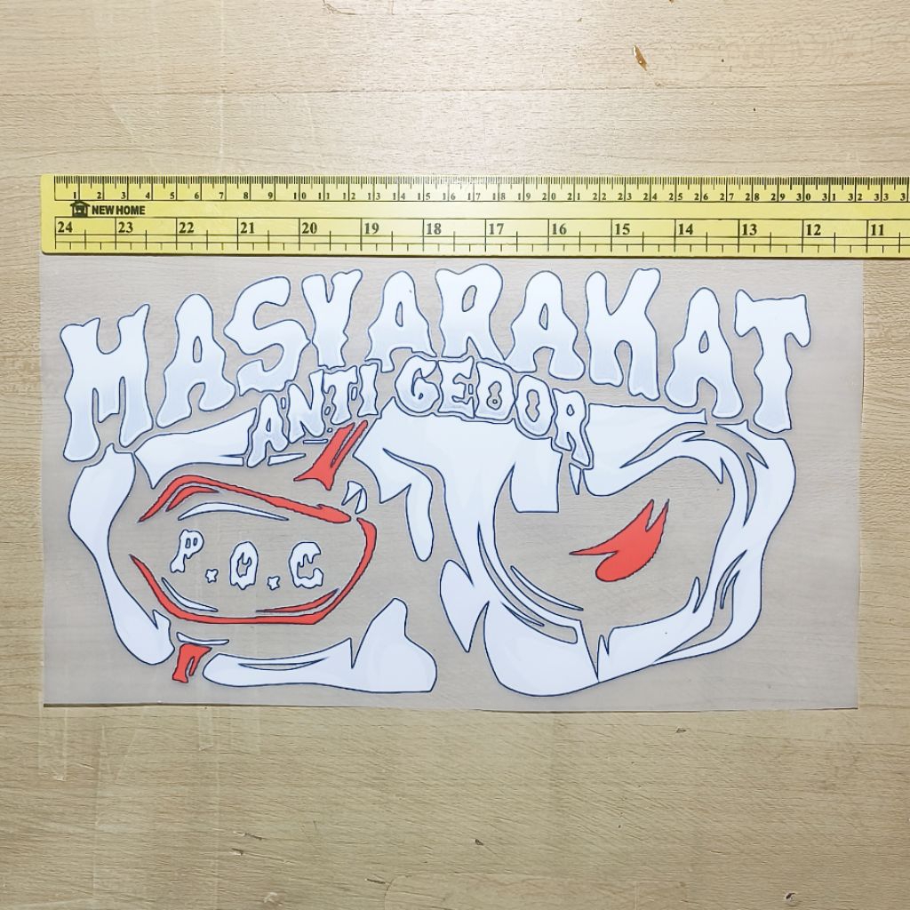 SABLON DTF MASYARAKAT ANTI GEDOR || SABLON PRINT DTF