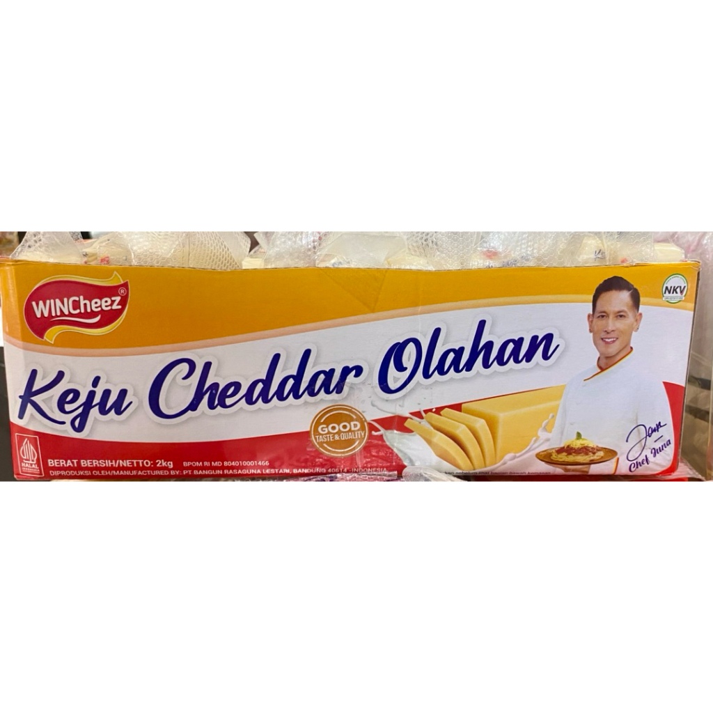 keju balok wincheez kemasan segel vakum pabrik 250gr curah repack 200gr bisa untuk topping es roti b