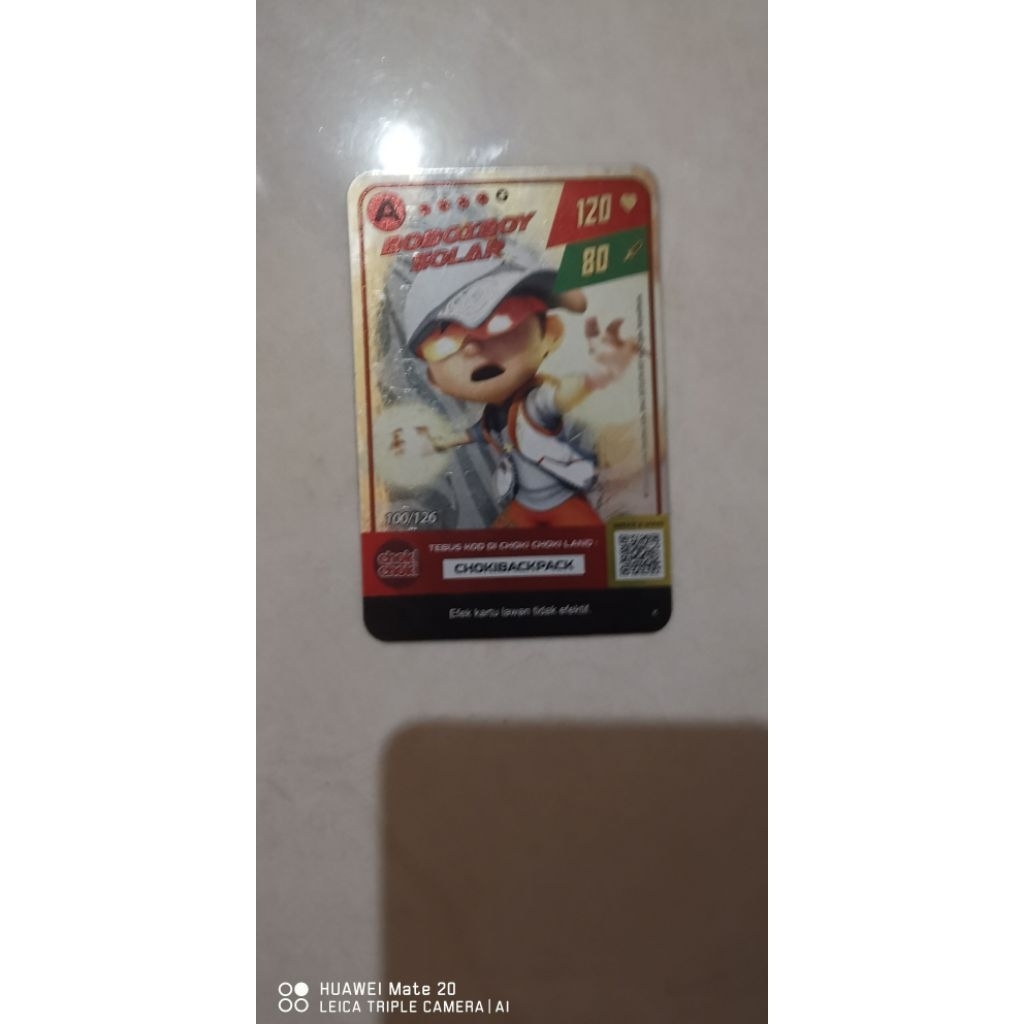 MONSTA GALAXY CARD BOBOIBOY SOLAR S1 | ChokiChoki