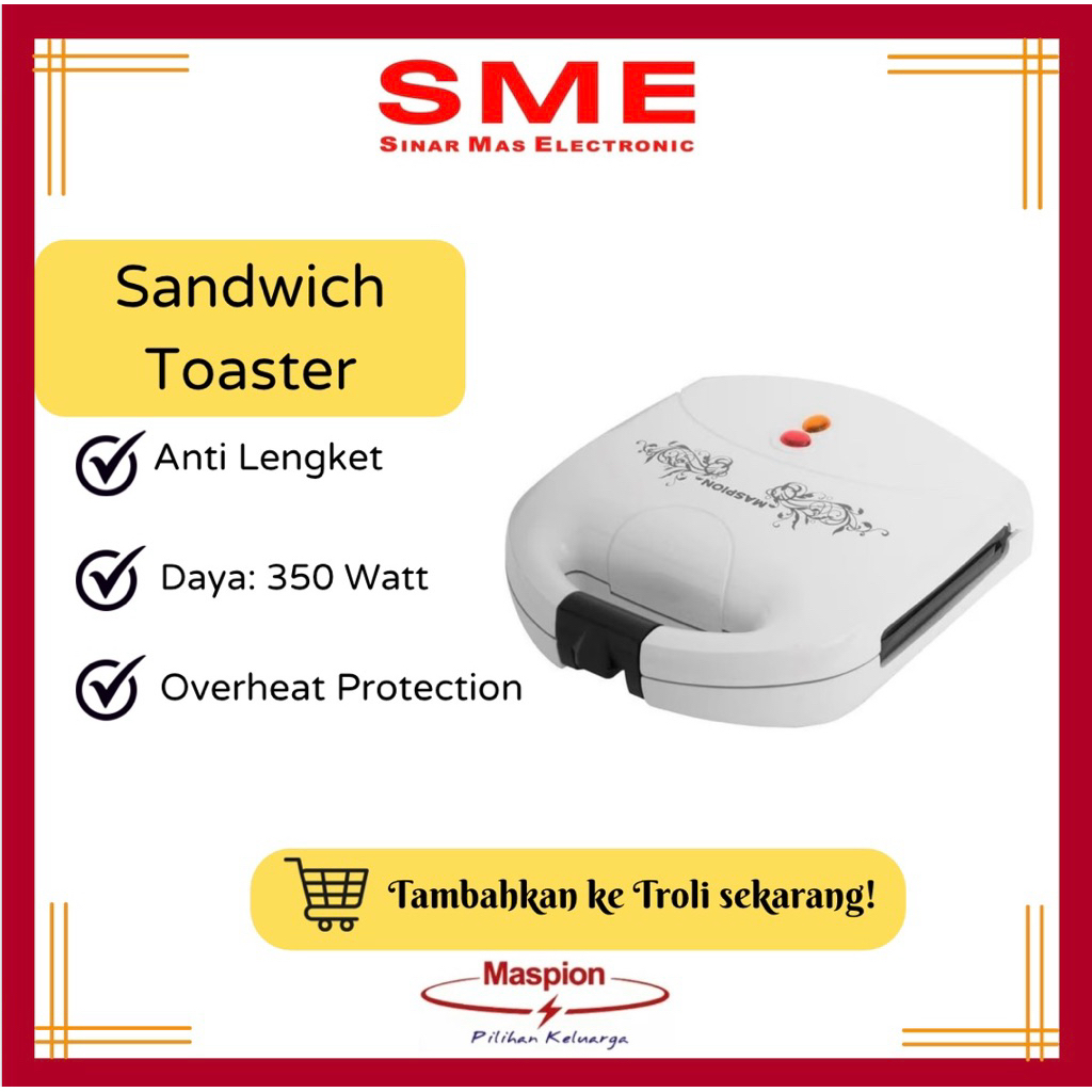 Sandwich Toaster MASPION MT-206