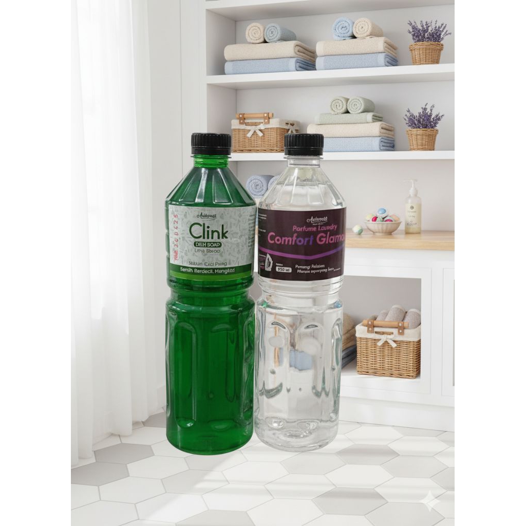 Paket Serbaguna || Parfum Laundry Comfort Glamour + Sabun Cuci Piring Clink