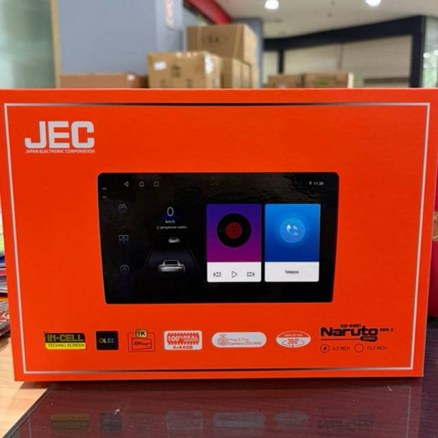 NEW android 4/64GB JEC AUDIOBANK BONUS KAMERA 360 AUDIOBANK headunit mobil