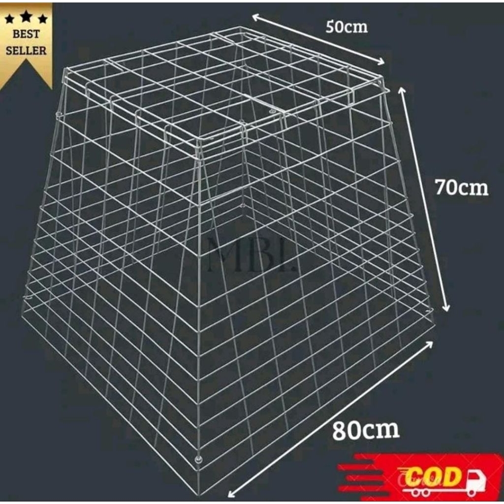 KANDANG/KANDANG AYAM PIRAMID/KURUNGAN JEMUR AYAM/UMBARAN/KANDANG AYAMBGALVANIS