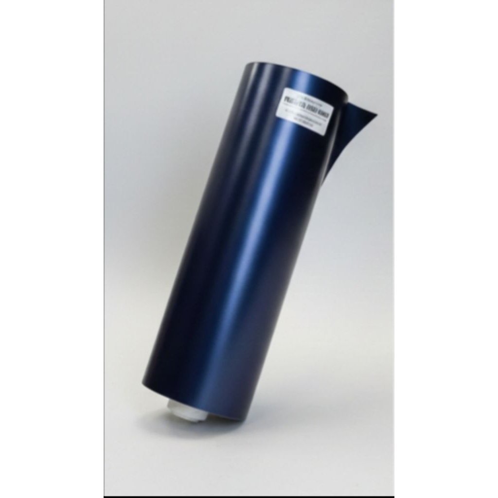 Skotlet Decofix Metallic Matt Blue - Stiker Biru Metalik Doff Motor & Mobil Premium