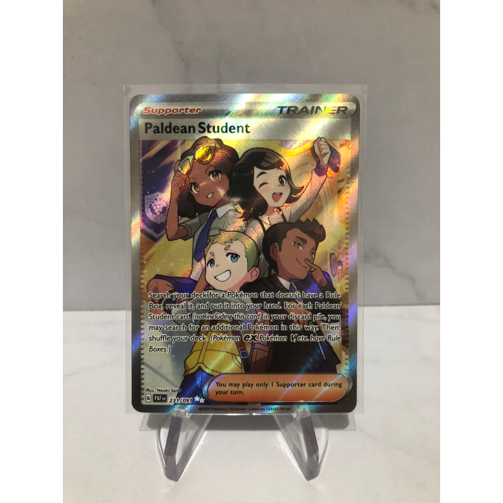 paldean students double rare trainer paldean fates pokemon tcg english