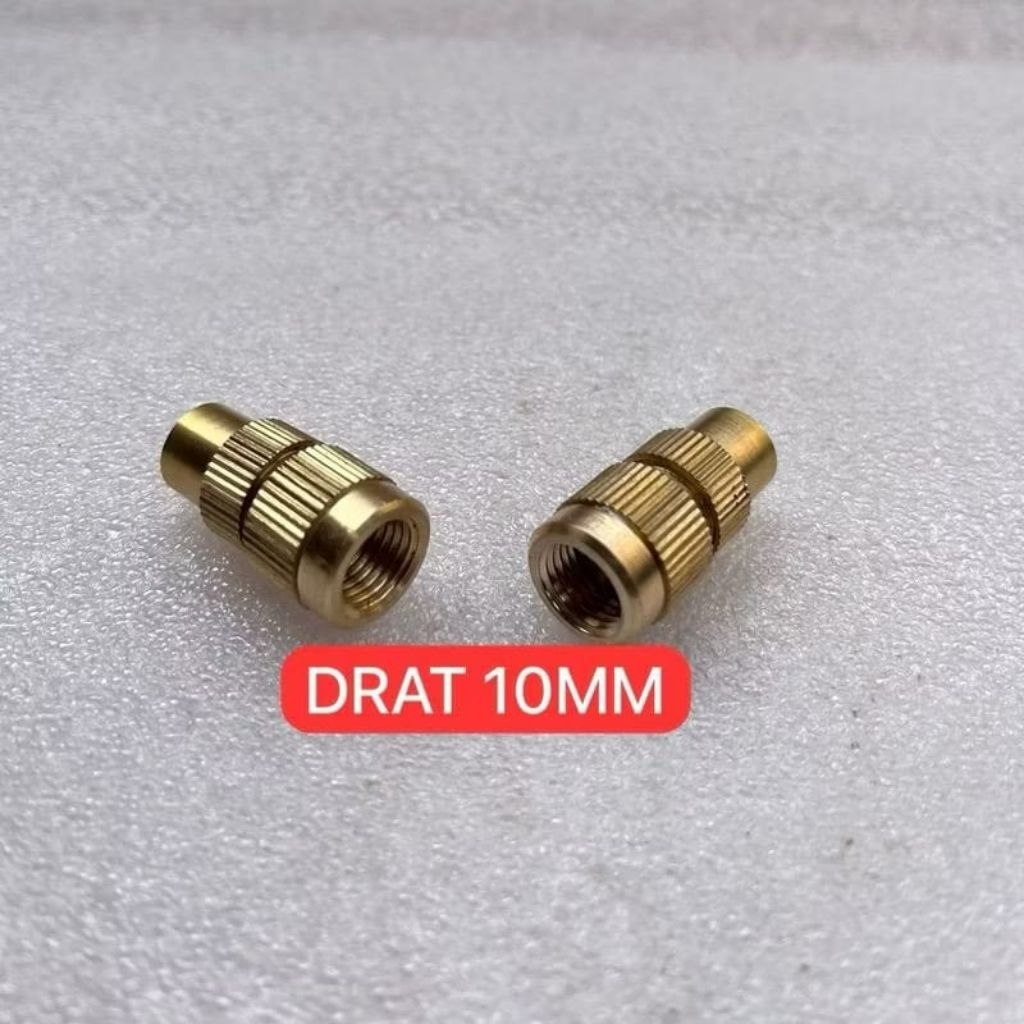 NOZZLE LUBANG 1 KUNINGAN LURUS SUPER KABUT MALAYSIA PB
