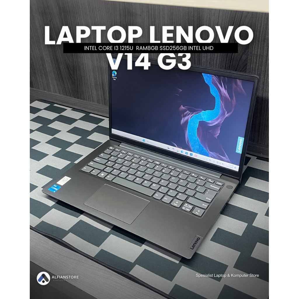 LAPTOP LENOVO V14 G3 INTEL CORE I3 1215U RAM8GB SSD256GB