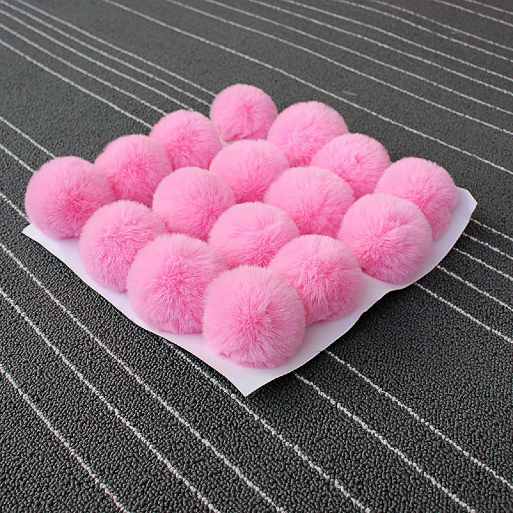 1 PC POMPOM BULU BESAR 5 CM / BANDUL BULU POMPOM