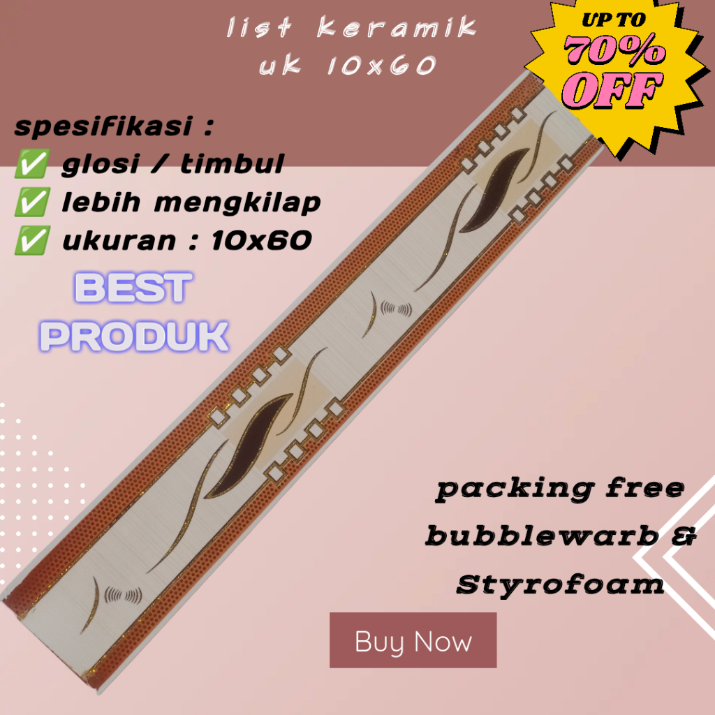 list keramik dinding ukuran 10x60 tipe bakaran&gliter / grosir list keramik dinding minimalis motif 