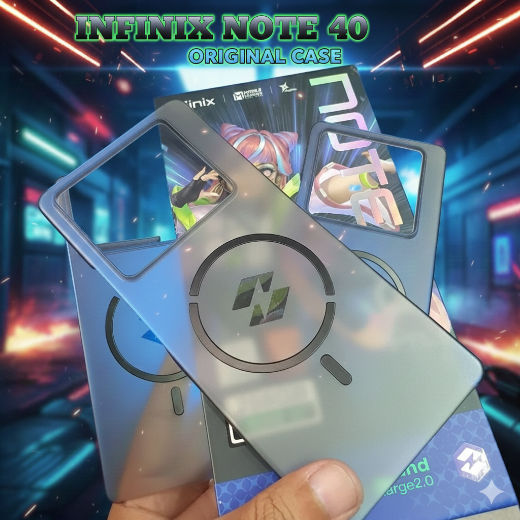 Case Infinix Note 40 NOTE 40 PRO 40S Minus Patah Copotan HP Original 100% wireless Magpower Magsafe 