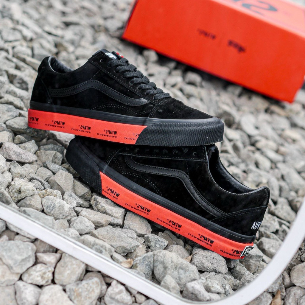 V Old Skooll X WTAPS Black Orange Original