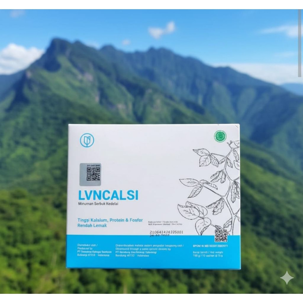 promo lvn calmi minuman serbuk kedelai tinggi kalsium protein & fosfor rendah lemak