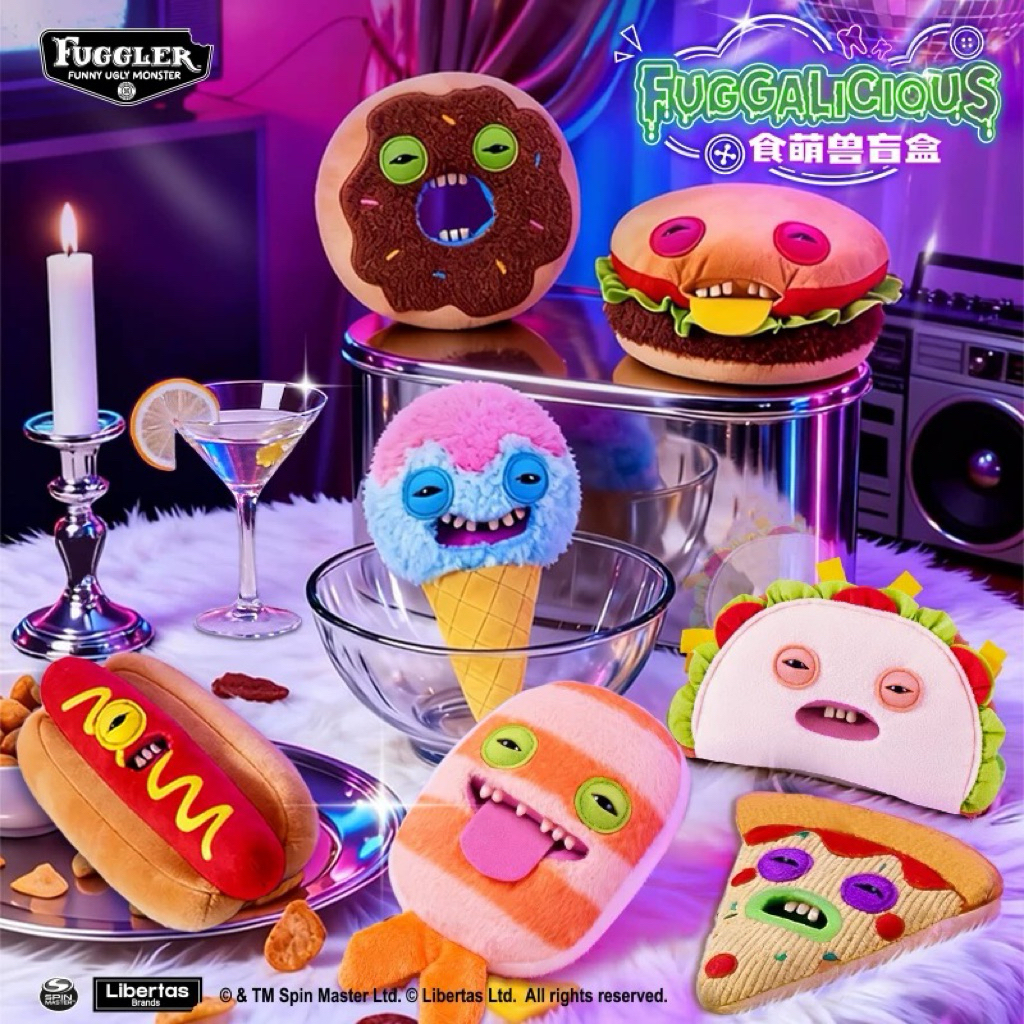 Zuru Fuggler Fuggalicious Original Collection Funny Ugly Monster Fugler Boneka Jelek Lucu Toy Ori