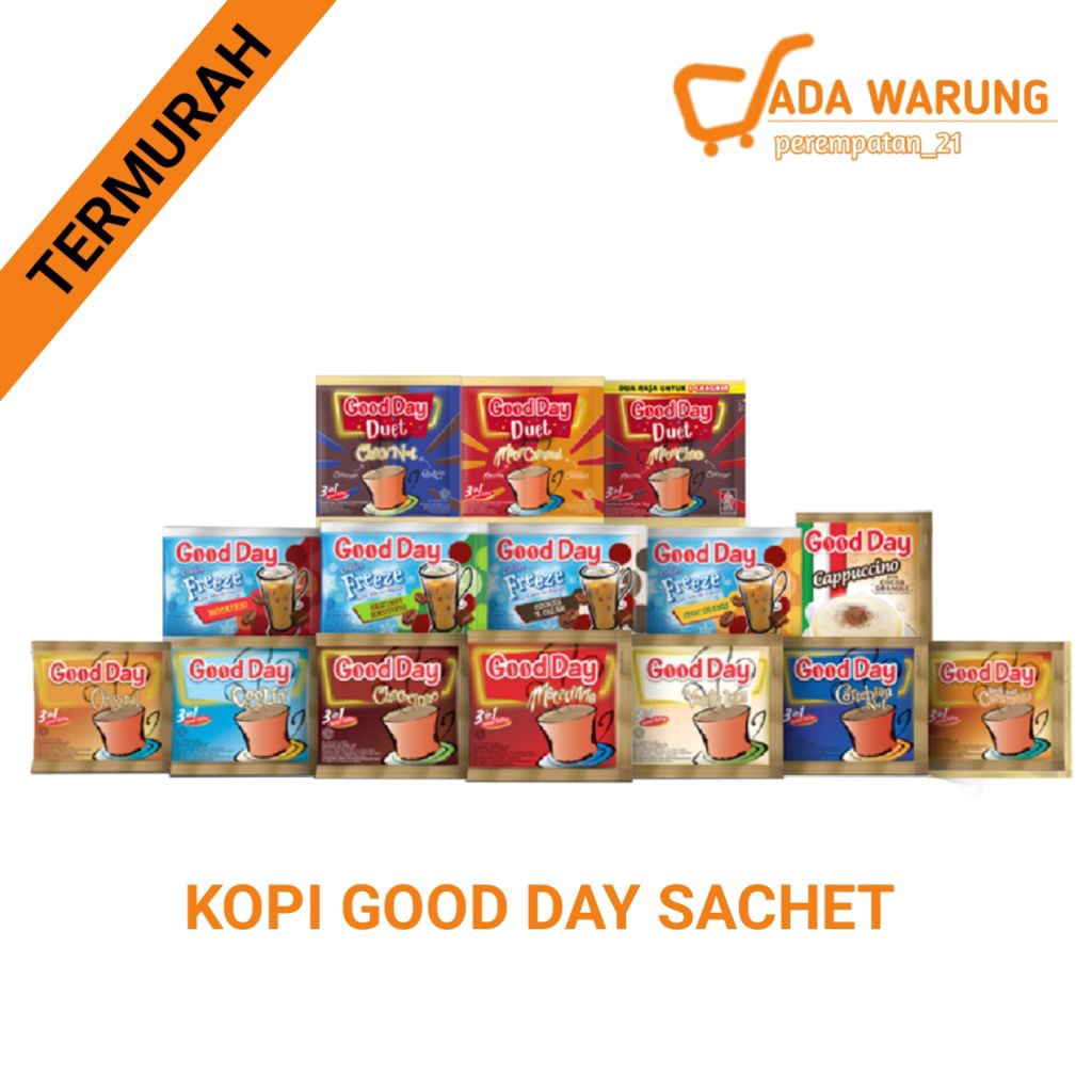 kopi good day sachet renceng   / Kopi Good Day Sachet Kopi Instan Berbagai Varian Rasa