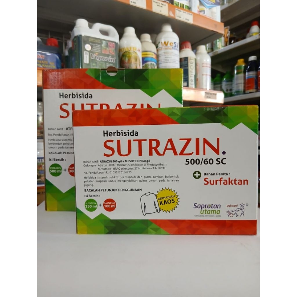 SUTRAZIN 560 SC 500+200 ML HERBISIDA SELEKTIF JAGUNG