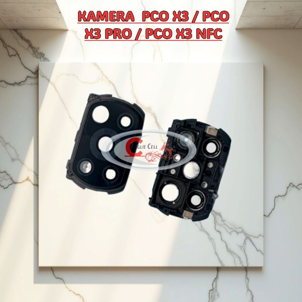 KACA KAMERA + RING PCO X3 / PCO X3 PRO / PCO X3 NFC