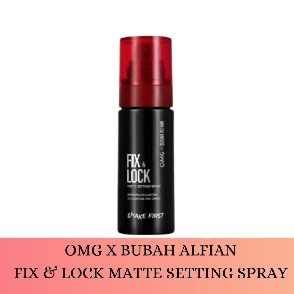 OMG OH MY GLAM Fix & Lock Matte Setting Spray 60ml Primer Make Up