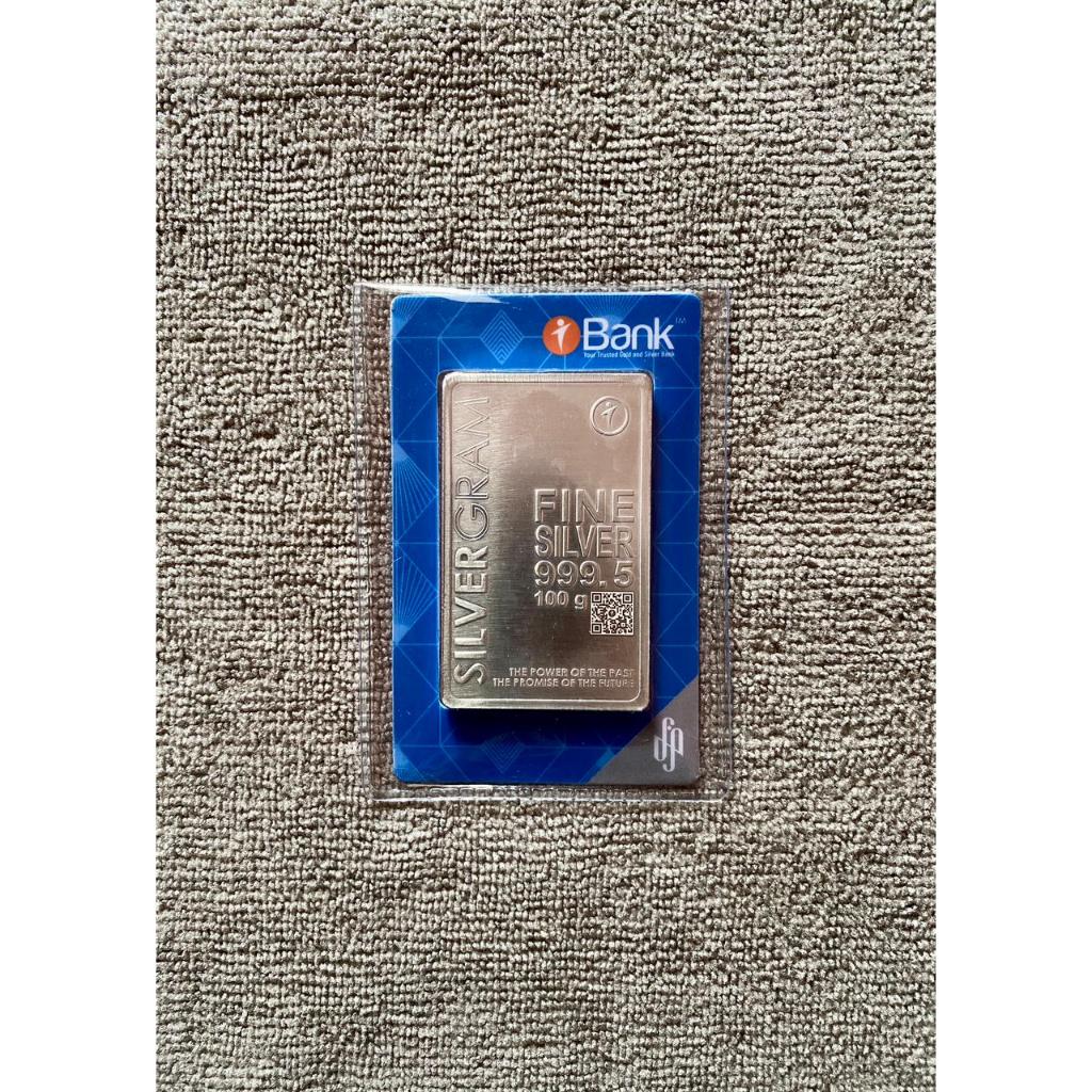 SILVERGRAM 100 gram Fine Silver Perak Batang 999.5%
