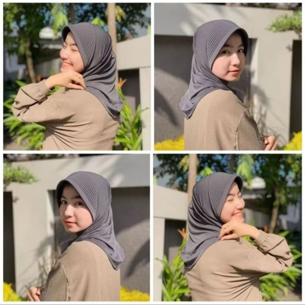 Hijab SPORT SPANDEK LINEAR (PET LEBAR)