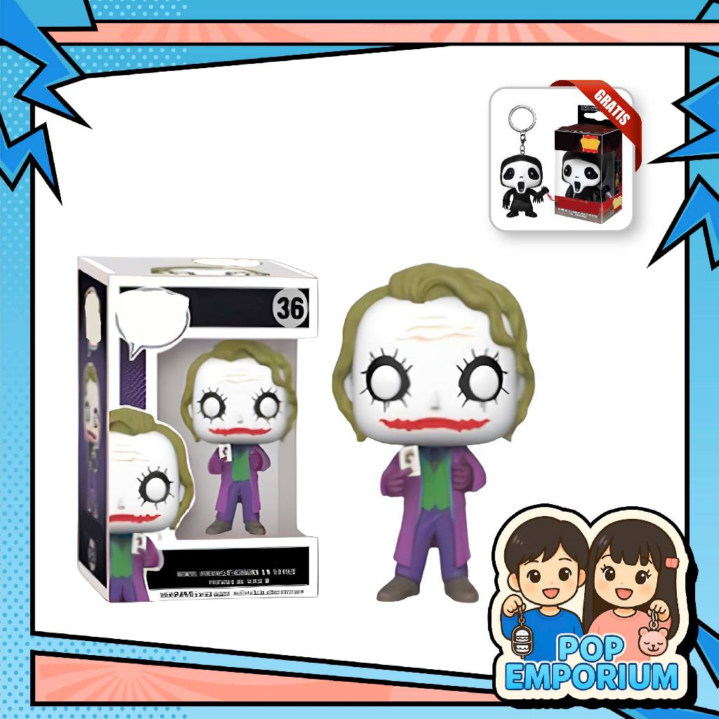 POP Figure Tema Horor & Seram + Keychain Pop Lucu (Bundling Hemat)