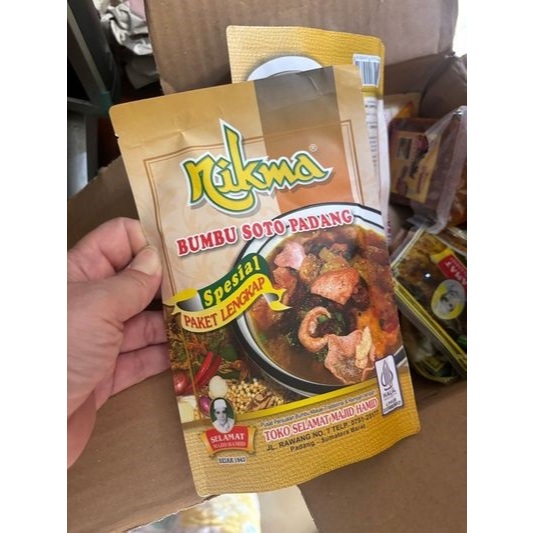 Bumbu Soto Lengkap Nikma Selamat 100 gram - Asli Padang