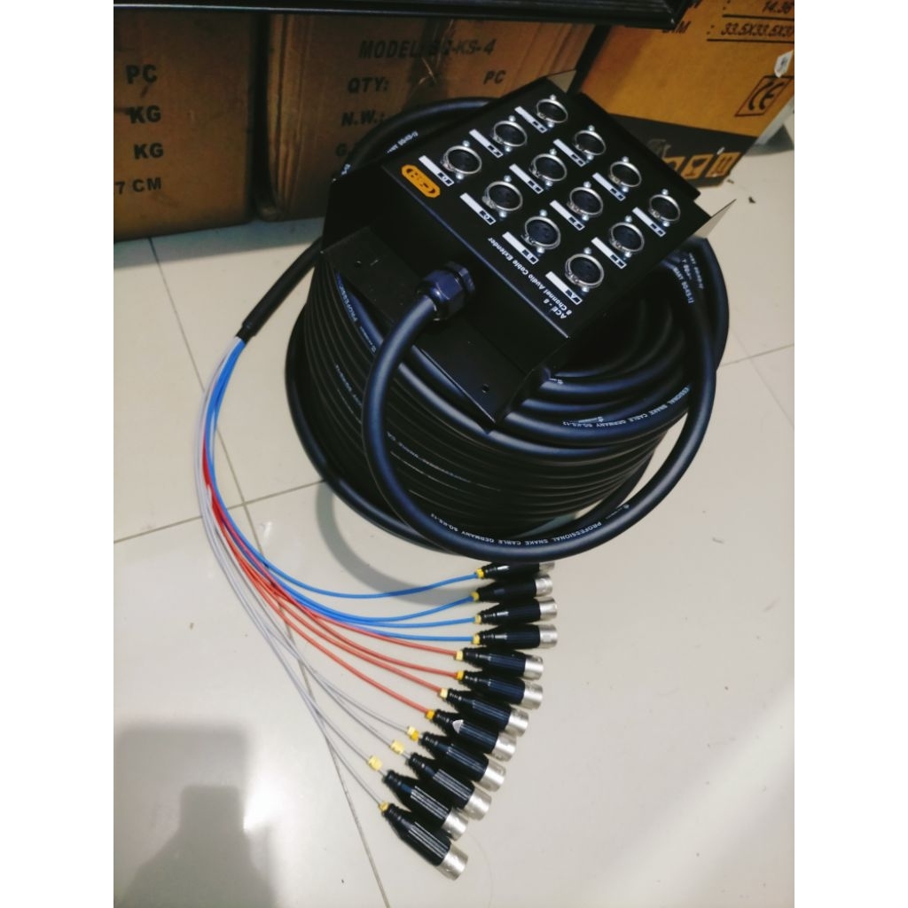 Kabel snake soundqueen 12 Chanel custom 50meter