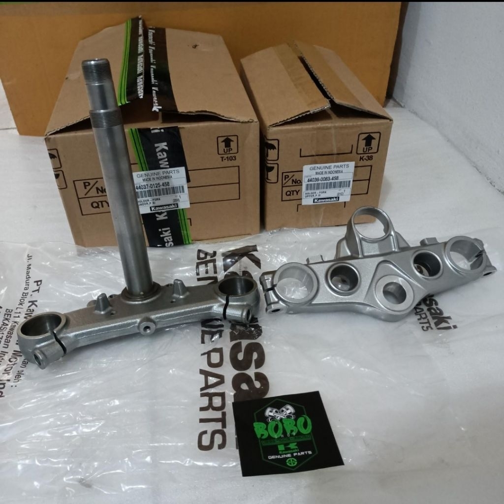 segitiga segi tiga set atas bawah kawasaki klx 150 klx150 original