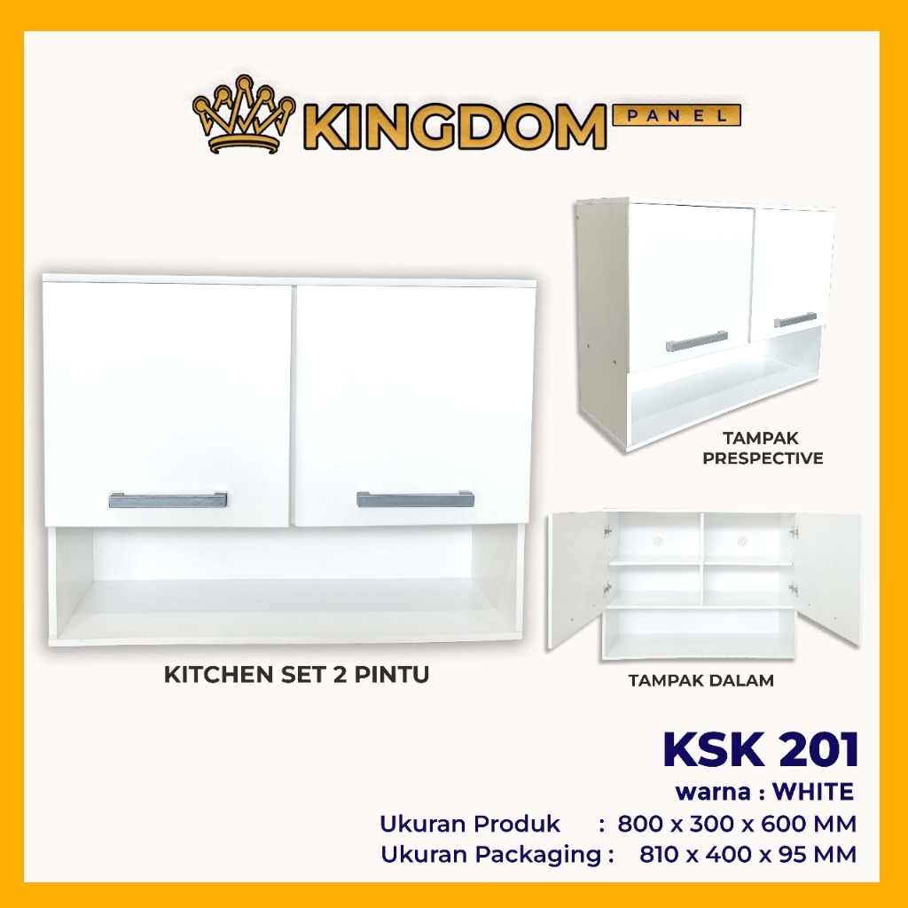 LEMARI DAPUR / LEMARI GANTUNG / RAK DAPUR GANTUNG 2 3 PINTU