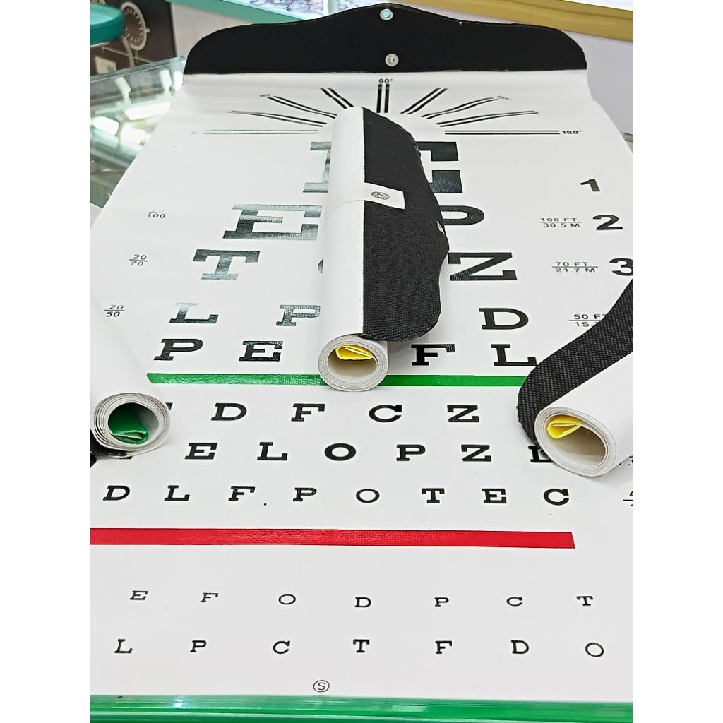 Snellen Chart Premium – Bahan Kain – Tes Mata Manual - Top Optik