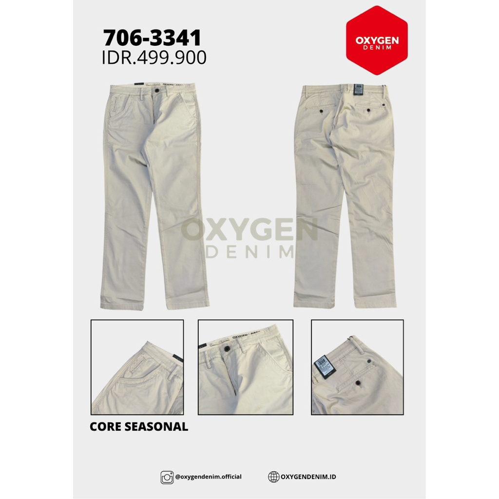 CELANA OXYGEN DENIM ORIGINAL / 706 / CHINOS KATUN PANJANG / PAKAIAN PRIA DEWASA